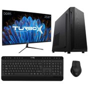 Resim TURBOX Tx4885 Intel Core i5 12400 16GB DDR5 Ram 512GB NVMe 23.6 inç FHD Monitör Ofis Bilgisayarı 