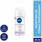 Resim Nivea Fresh Sensation Kadın Roll-On Deodorant 50 ml 