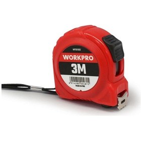 Resim Workpro Wp261002 3mx16mm Beyaz Çelik Şerit Metre Standart 