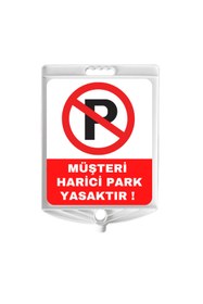 Resim Hayat Trafik Müşteri Harici Park Yasaktır Çift Taraf Baskı Mavi Ultra Kedi Gözlü Ağırlıklı Koni Seti Trafik Dubas 