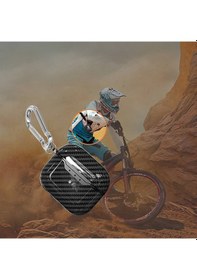 Resim Apple Uyumlu AirPods 4 Kılıf Zore Airbag 05 Silikon-siyah 