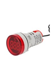 Resim 22 Mm Dijital Termometre - Kırmızı Ac50-380v -20c / +199c 