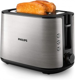 Resim Philips Ekmek Kızartma Makinesi Viva Collection Hd2650/90, 950 W, 8 Kızartma Seviyesi, Inox 