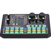 Resim Ses Kartı Youtube Kick Podcast ve Yayıncı, Ses Kartı, Dj Mikser, Taşınabilir Podcast Prodüksiyon Stüdyosu, Canlı Yayın, Kayıt, Oyun Için Kondenser Ses Kartlı Mikrofon Mikseri P16 