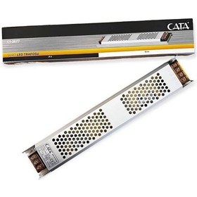Resim Cata 250w 21 Amper Şerit Led Trafosu Ultra Slim Fansız Ct-2677 
