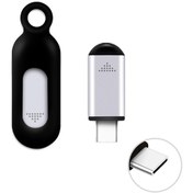 Resim Wezone Android Telefon Uyumlu Tip-c Kablosuz Kumanda, 10m Mesafede Tv Klima Fan Kontrol, Plug & Play, Gümüş 