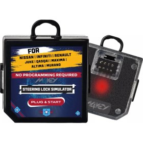 Resim Goldcar Nissan, Infiniti, Juke, Qashqai, Maxima, Altima ve Murano 2007-2011 İle Uyumlu Direksiyon Kolonu Kilidi Emülatörü 