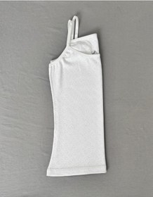 Resim Alya Underwear Kız Çocuk - Garson İp Askılı %100 Pamuklu Atlet Kalpli Jakarlı Kumaş 5'li Paket Beyaz 