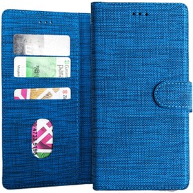 Resim Coverzone Omix X500 Standlı Kartvizitli Ve Para Gözlü Kumaş Desen Lacivert 