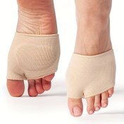 Resim 2/4 adet Ultra-Rahat Metatarsal Pedler - Kadınlar & Erkekler için Yumuşak, Nefes Alabilir Kumaş Çoraplar - Ayak Yastığı, Şok Emici ve Basınçlı, Rahat Yürüyüş ve Koşu için 