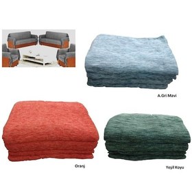 Resim Mandaş Şönil Dokuma Koltuk Örtüsü Maxi Takım 3+3+1+1 (Seçenekli) 