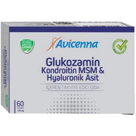 Resim Avicenna Glukozamin Kondroitin MSM & Hyaluronik Asit 60 Tablet 