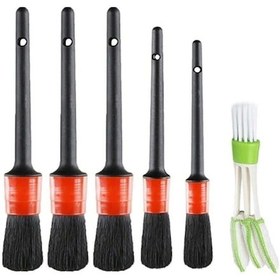 Resim İsgstore Oto Torpido Havalandırma Detaylı Temizlik Araba Temizlik Detay Fırçası 5 + 1 Set 6 Lı Set 