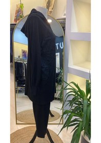 Resim İnvee Dantel Detaylı Siyah Takım 6876 Siyah 