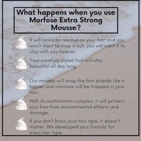 Resim Mena Rise Morfose Saç Köpüğü Ultra Strong 200 Ml. (Siyah) 1 Paket (1 x 1 Adet) 