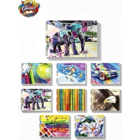 Resim Glanart 25X35 cm 60 Yaprak Resim Defteri Spiralli 1 Adet 