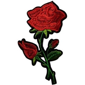 Resim Aplike Ütü İle Yapışan Gül Büyük Arma 15x5 cm 