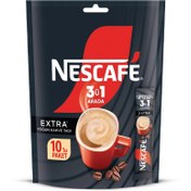 Resim Nescafe 3'ü 1 Arada Extra Kahve 10'lu 