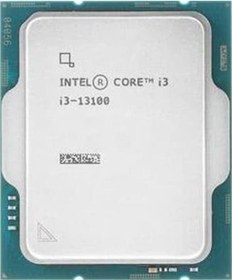 Resim Intel Core İ3 13100 12mb 4çekirdekli O/b Vga 1700p 65w Kutusuz+fansız 