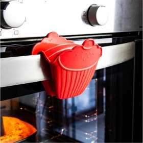 Resim Kitchen Design Lab Silikon Fırın Eldiveni Kırmızı 