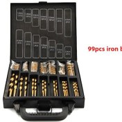 Resim Youtek Titanium Kaplı Hızlı Çelik Matkap Ucu Seti 99 Parça - Ahşap İşleri Ve Geniş Kullanım Alanı İçin Dayanıklı Delme Uçları 