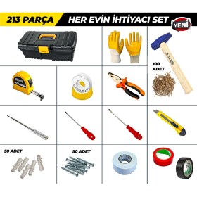 Resim Anadolu Strong 213 Parça El Aleti Seti Dolu Takım Çantası 12" 