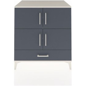 Resim Kronos Şifonyer 4 Raflı Tek Çekmeceli 4 Kapaklı 88x59x96 Ayta... Aytaşı 