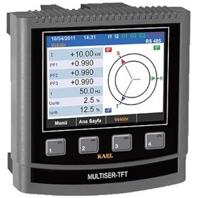 Resim Kael Multiser-52-Pc-Tft - Şebeke Analizörü Tft Ekran 