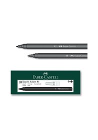 Resim Faber Castell Faber-Castell Keçeli Kalem, Siyah 10'Lu Paket 
