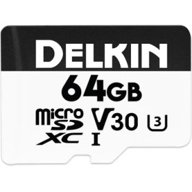 Resim Delkin Devices Delkın Hyperspeed 64GB Mıcro Sd V30 Hafıza Kartı 