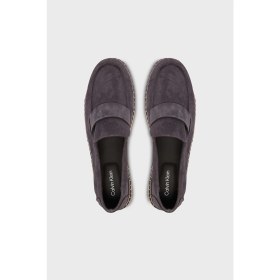 Resim Calvin Klein Süet Logo Detaylı Espadril HM0HM02072GE7 Erkek Espadril HM0HM02072 Ge7 