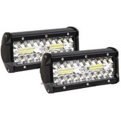 Resim Pazly 2 Adet 120w Led Beyaz Araç Tavan Montajlı Çalışma Lambası Aküsüz 3000+ Lümen 