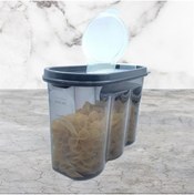 Resim opencart Akdenizpos Ug01 2 Kapaklı Ölçekli Erzak Saklama Kabı - 1,2 Litre - Sa930 (Yeni) 