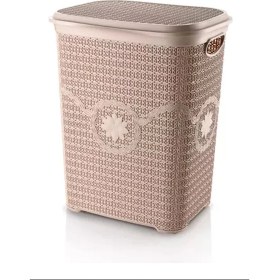 Resim Örgü Kirli Çamaşır Sepeti ROYALEKS-ASD040 