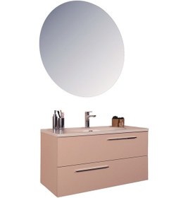Resim Kobos Serenity 100 Cm Banyo Dolabı Seti Rose 