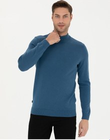 Resim Pierre Cardin Erkek Kobalt Triko Kazak 50276161-vr077 Kobalt 