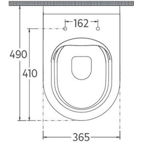 Resim Isvea Soluzione Xl Compact Rimless Asma Klozet 