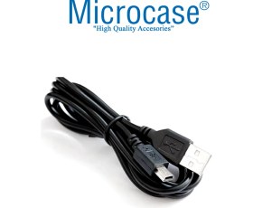 Resim Microcase Mini USB Data Şarj Kablosu Kamera Mp3 Mp4 Ps3 Radyo Navigasyon Şarj Kablosu Piramit Uç 200CM AL4784 