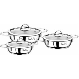 Resim Pierre Cardin Planet 6 Parça Sahan Tencere Seti 