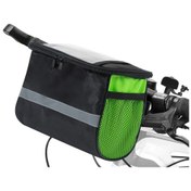 Resim Lemestar Bisiklet Çubuk Çantası - 600d Mesh Malzeme, Büyük Kapasite, Çift Fermuar, Tüm Bisikletlere Uygun - Yeşil Çok Renkli 