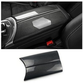Resim Hightower Premium Karbon Fiber Konsol Kapak Mercedes C Glc 2015-2021 W205 X253 Abs Koruma 
