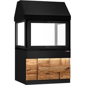 Resim Odun Kömürü Izgarası için Ara Tezgah TORONTO - 1100 mm - Siyah Granit Çalışma Tezgahı 