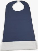 Resim Viscomet Yetişkin 5'Li Paket Poliüretan Kumaş Hasta Yemek Önlüğü 