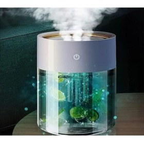 Resim EZERE ÜÇ 3 Sprey Led Işıklı Ultrasonik Hava Nemlendirici - Buhar Makinesi Ve Aroma Difüzörü 2 LT 