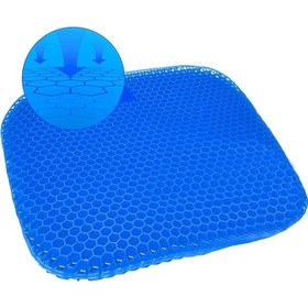 Resim Konesam Tpe Jel Matrat Büyük Boy, İki Yönlü Kullanim, Serinletici Ve Ventile Edici, Anti-kayma Arka Yüzey, Ev Ve Araba İçin Mükemmel Konfor 