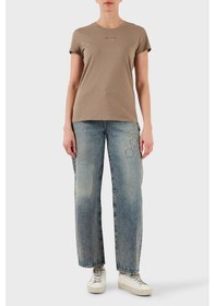 Resim Armani Exchange Bayan Kot Pantolon Xw000100 Af14483 Mb001 Bej Bej 