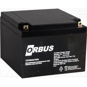 Resim ORBUS 12 V 26 Ah 176*166*125 mm 'TSE SERTİFİKALI' KURU AKÜ 6 Ay G 