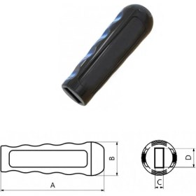 Resim 901-2-S Tutma Sapı Siyah 23875 
