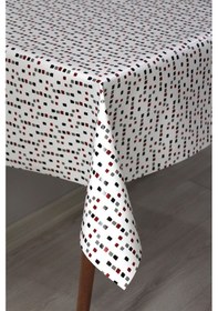 Resim Astarlı Silinebilir Pvc Muşamba Masa Örtüsü 126-a-kırmızı 