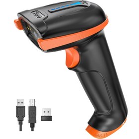 Resim Delixa Tera 5100 Kablosuz Barkod Okuyucu - 1D ve 2D QR Kod Okuyucu, 2.4GHz Kablosuz ve USB Kablolu, 2000mAh 